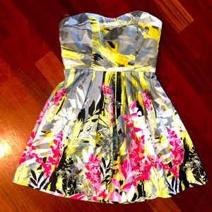 Floral mini A-line dress-size 9